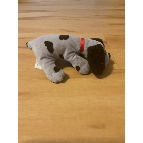 Tonka Pound Puppies Plush Dog Stuffed Animal Toy Gray With Black Spots - Picture 4 of 6